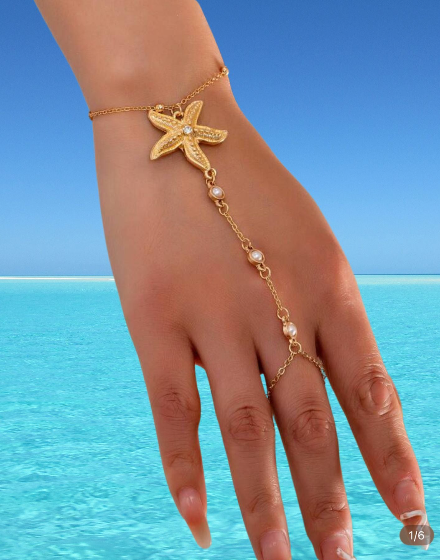 Starfish Ring Bracelet