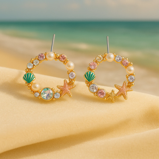 Baby shell earrings